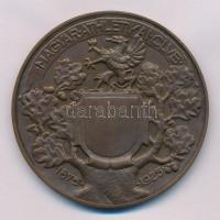 Berán Lajos (1882-1943) 1925. "Magyar Athlétikai Club 1875-1925" bronz emlékérem peremén &...