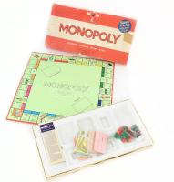 Régi Monopoly, John Waddington kiadás, kissé sérült dobozban.