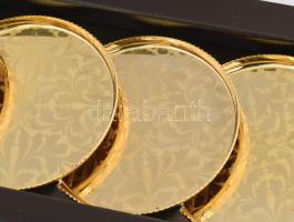 Scandia Guld skandináv 4 részes alátét szett dobozában