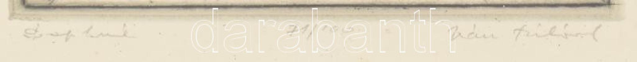 Iván Szilárd (1912-1988): Erotikus jelenet. . Rézkarc, papír, jelzett, számozott (71/100), üvegezett...