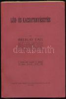 Hreblay Emil: Lúd- és kacsatenyésztés. A szöveg közé nyomott 68 ábrával. Kolozsvár, 1909, Gombos Ferenc, 6+172+26 p. II-ik teljesen átdolgozott s bővített kiadás. Korabeli hirdetésekkel. Kiadói papírkötés, restaurált borítóval, néhány kissé foltos lappal.