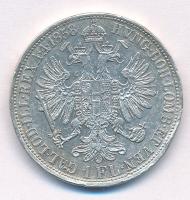 Ausztria 1858A 1Fl Ag "Ferenc József" T:XF ph, karc Austria 1858A 1 Florin Ag "Franz ...