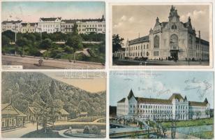 30 db régi magyar és történelmi magyar város képeslap / 30 pre-1945 Hungarian and historical Hungarian town-view postcards