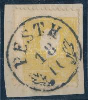 1858 2kr II. "PESTH" tölgyfaleveles bélyegzéssel