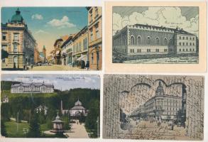 35 db régi magyar és történelmi magyar város képeslap / 35 pre-1945 Hungarian and historical Hungari...