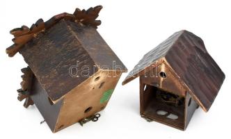 2 darab osztrák falióra, hiányokkal