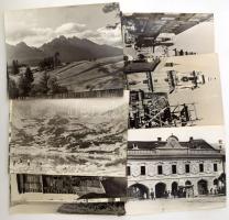 cca 1950 Szlovákia, Felvidék Tátra 9 db nagy méretű fotó 42x32 cm / Slovakia, Tatra photos