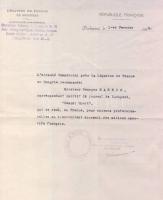 1928, 1944 A francia nagykövetség igazolványai sportujságíró részére / Documnets for sport-journalist by the French Embassy