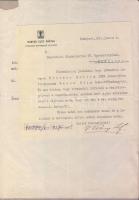 1940-41 Magyar Élet Pártja igazolvány és érdekes levél