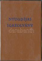 1986 Arcképes BM nyugdíjas igazolvány