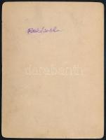 cca 1890-1900 Hegyes-sziklás tájon keresztülfutó folyó, rajta rögtönzött híddal és emberekkel (valós...