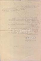 1947 A Magyar Úszószövetség tagjainak kiutazását az úszó EB-re engedélyező levél