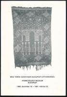 Régi török szőnyegek budapesti otthonokból. Szerk.: Batári Ferenc. Kiállítási katalógus. Iparművészeti Múzeum: Budapest, 1980. Kiadói papírkötésben. Jó állapotú.