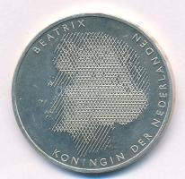 Hollandia 1988. 50G Ag "Vilmos és Mária" T:XF 
Netherlands 1988. 50 Gulden Ag "Willi...