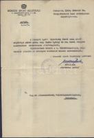 1920-1945 Hris György sportújságíró részére szóló magyar, francia, osztrák igazolások, tudósítói okm...