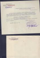 1920-1945 Hris György sportújságíró részére szóló magyar, francia, osztrák igazolások, tudósítói okm...