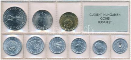 1978. 2f-10Ft (9xklf) érmés forgalmi sor fóliatokban T:UNC Adamo FO11