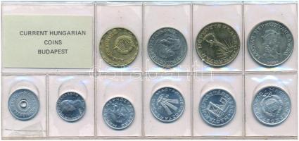 1985. 2f-20Ft (10xklf) érmés forgalmi sor fóliatokban T:UNC Adamo FO18