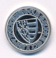 DN "Magyarok Kincstára - Károly Róbert garas" ezüstözött rézötvözet utánveret kapszulában,...