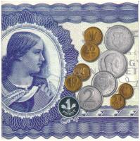 2006. 1Ft-100Ft (7xklf) forgalmi sor szettben + 1946. 1Ft Ag "Hatvanéves a Forint" utánver...