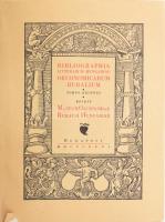 Bibliographia oeconomica ruralis Hungariae (Magyar Mezőgazdasági Könyvészet 1897-1919), V. kötet. Szerk.: Matolcsi János. Mezőgazdasági Múzeum: Budapest, 1961. Kiadói papírkötésben, jó állapotú. Szélei kissé szakadtak.