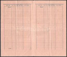 1909 Bp., Rosenzweig Izidor Utóda fejléces számla, össz. 4 oldalas (ebből egy beírt oldal), 2f okmán...