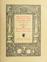 Bibliographia oeconomica ruralis Hungariae (Magyar Mezőgazdasági Könyvészet 1920-1935), VI. kötet. Szerk.: Matolcsi János. Mezőgazdasági Múzeum: Budapest, 1963. Kiadói papírkötésben, jó állapotú. Gerince kissé szakadt.