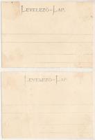 Ják, Jáki templom - 2 db régi vágott képeslap