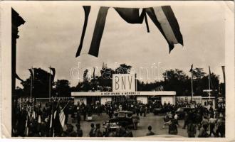 1948 Budapest XIV. Budapesti Nemzetközi Vásár a Centenárium évében, A Nép Ipara A Nép Ereje + So. Stpl. (EK)