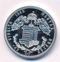 DN "Magyarok Kincstára - Ferenc József 1 forint, 1868" ezüstözött rézötvözet utánveret tan...
