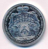 DN "Magyarok Kincstára - Batthyány féltallér, 1788" ezüstözött rézötvözet utánveret, kapsz...