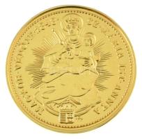 DN "Magyarok Kincstára - Aranydukát, 1848" aranyozott réz-cink ötvözet utánveret tanúsítvá...