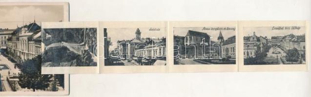 1930 Miskolc, leporellólap 10 képpel (Rb)