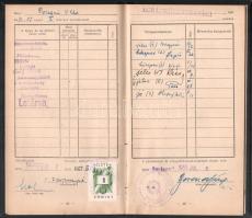 1953-1956 Mezőgazdasági mérnöki oklevél és leckekönyv