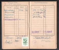 1953-1956 Mezőgazdasági mérnöki oklevél és leckekönyv