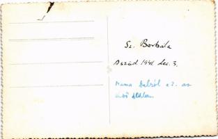 1941 Aszód, Szent Borbála ünnepség, tüzérek. photo