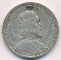 1938. 5P Ag &quot;Szent István&quot; T:XF patina Adamo P8.1