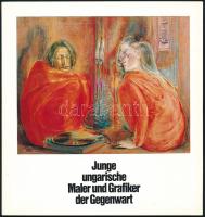 Junge Ungarische Maler und Grafiker der Gegenwart. Szerk.: Leonore Stege. Hamburg, (1979), Interversa Gesellschaft für Beteiligungen mbH. 66p. Kiállítási katalógus német nyelven, többek közt Bak Imre, Dienes Gábor, Kárpáti Tamás, Nádler István műveinek reprodukcióival gazdagon illusztrált. Kiadói papírkötésben, jó állapotú.