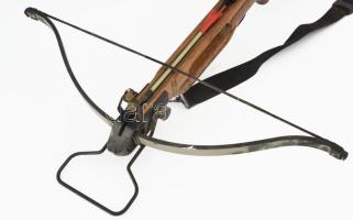 Nyílpuska, számszeríj, jó állapotban, egy nyíllal 85x62 cm