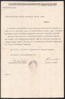 1934 Vásárhelyi János erdélyi református püspök által aláírt levél + 2 db kérvény