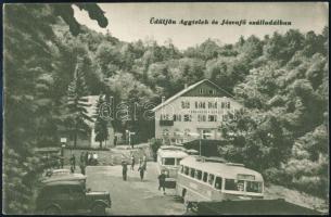 1961 ,,Üdüljön Aggtelek és Jósvafő szállodáiban", IBUSZ turisztikai ismertető prospektus, fekete-fehér képekkel, tűzött papírkötés, 20 p.