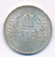 Ausztria 1915. 1K Ag "Ferenc József" T:AU,XF patina, kis ph 
Austria 1915. 1 Corona Ag &q...