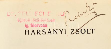 Harsányi Zsolt: Ember küzdj. Madách életregénye 1-2. kötet egybe kötve Bp., é.n. Singer. Plasztikus,...