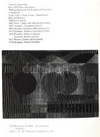 Hungarian Artists. Kiállítási prospektus angol nyelven. Benne Bak Imre, Csiky Tibor, Fajó János, Gul...