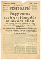 1939 A Pesti Napló rendkívüli kiadása: támadás Munkács ellen