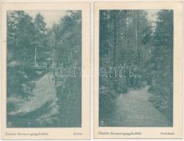 Borosznófürdő, Brusno-kúpele (Borosznó, Brusznó, Brusno); - 4 db régi város képeslap / 4 pre-1945 to...