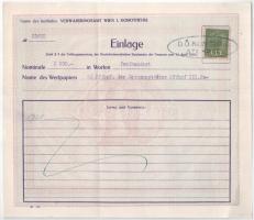 Nagyszeben 1892. "Nagyszebeni Általános Takarékpénztár" záloglevele 100Ft-ról német és mag...