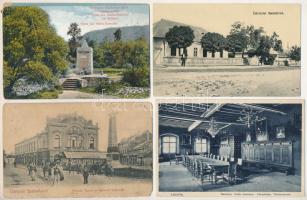 22 db régi magyar és történelmi magyar város képeslap vegyes minőségben / 22 pre-1945 Hungarian and historical Hungarian town-view postcards in mixed quality