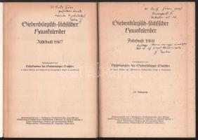 1967-1968 Siebenbürgisch-Sächsischer Hauskalender. München, Hilfskomitee der Siebenbürger Sächsen, 1...