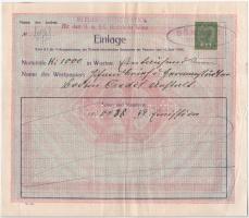 Nagyszeben 1903. "Nagyszebeni Földhitelintézet" záloglevele 1000K-ról német és magyar nyel...